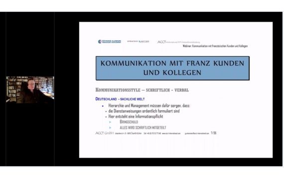 Kommunikation mit französischen Kunden und Kollegen